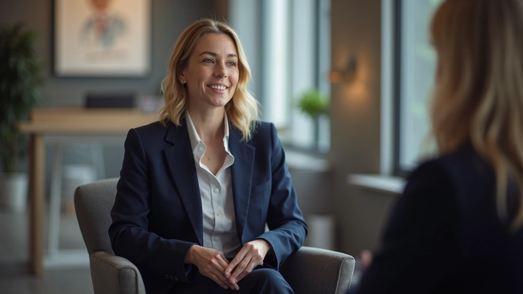 Professioneel advies gesprek tussen coach en spreker